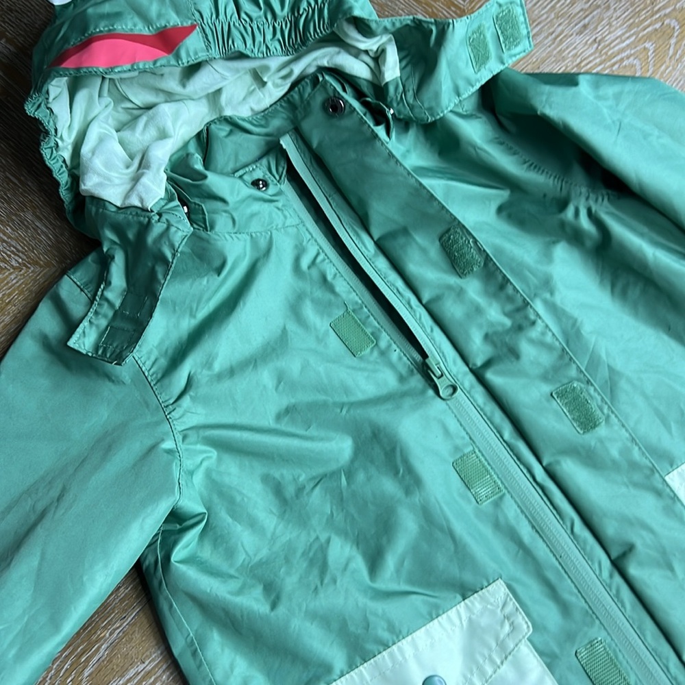 LILY & DAN Green Frog Reflective Jacket S - Picture 9 of 11
